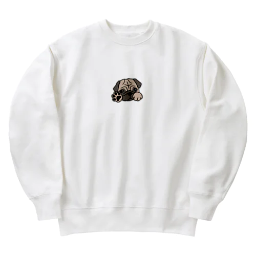 PUG-ぱぐ-パグ-パーグーTシャツ Heavyweight Crew Neck Sweatshirt