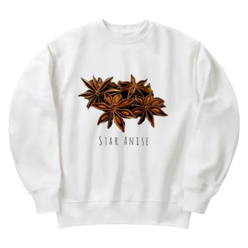 STAR ANISE Heavyweight Crew Neck Sweatshirt