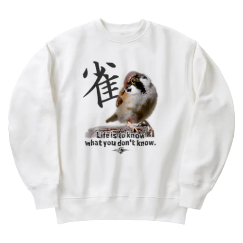 なぁに？  Heavyweight Crew Neck Sweatshirt