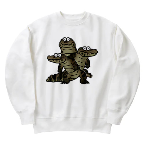 立ちゆるワニ Heavyweight Crew Neck Sweatshirt