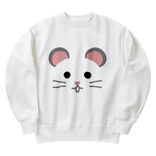 干支アップ-子-animal up-アニマルアップ- Heavyweight Crew Neck Sweatshirt