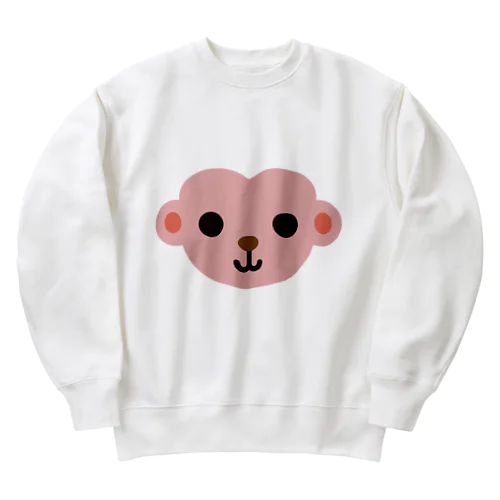 干支アップ-申-animal up-アニマルアップ- Heavyweight Crew Neck Sweatshirt