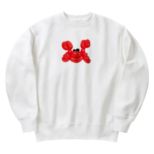 カニ風船 Heavyweight Crew Neck Sweatshirt