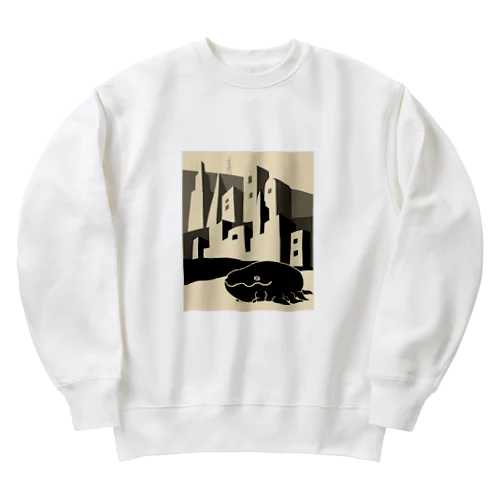 街とワニダコ Heavyweight Crew Neck Sweatshirt