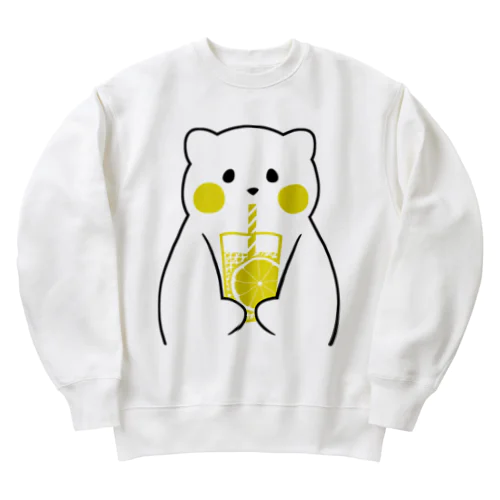 レモネードしろさん Heavyweight Crew Neck Sweatshirt