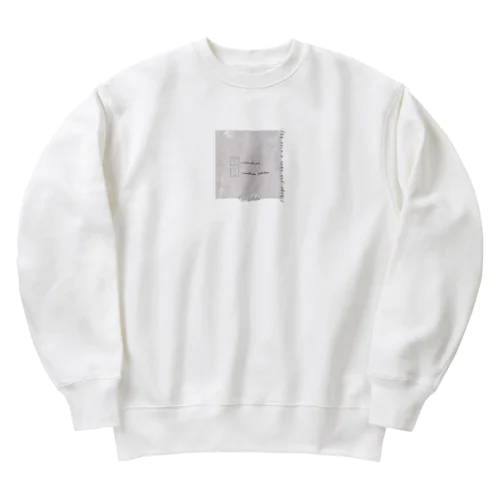 大理石*うさぎ Heavyweight Crew Neck Sweatshirt