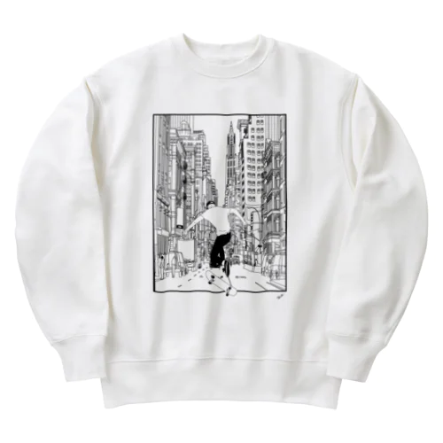 "LEAP" Heavyweight Crew Neck Sweatshirt