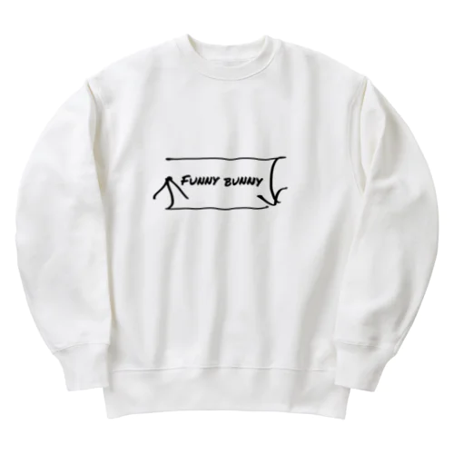 Funny bunny Heavyweight Crew Neck Sweatshirt