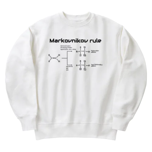 マルコフニコフ則(有機化学) Heavyweight Crew Neck Sweatshirt