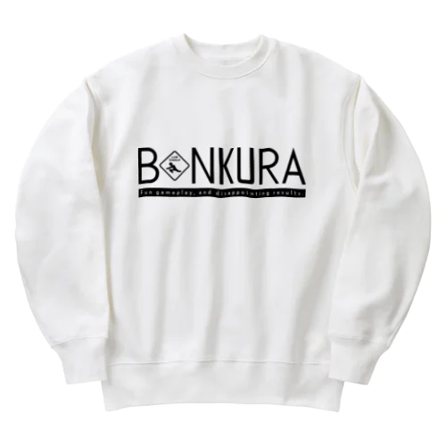 BONKURA TYPO BLK ヘビーウェイトスウェット