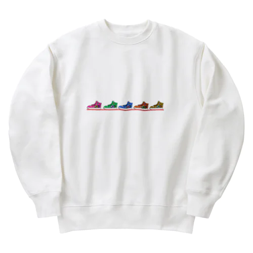 CANDY:Sneaker Heavyweight Crew Neck Sweatshirt