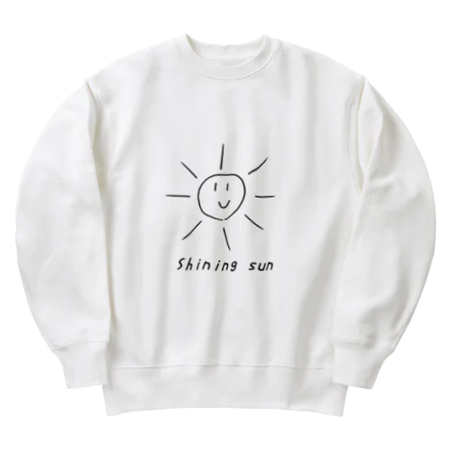 輝く太陽 Heavyweight Crew Neck Sweatshirt