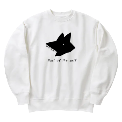 狼の遠吠え Heavyweight Crew Neck Sweatshirt