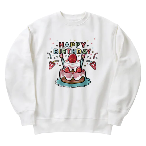 CT61HAPPY BRITHDAY  Heavyweight Crew Neck Sweatshirt