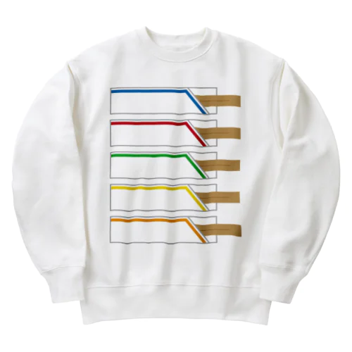 割りばし Heavyweight Crew Neck Sweatshirt