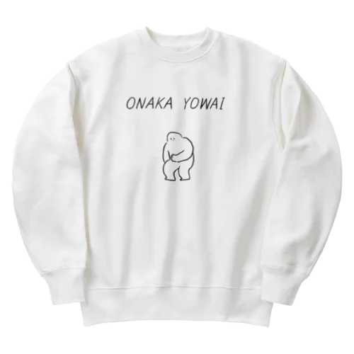 おなかよわい Heavyweight Crew Neck Sweatshirt