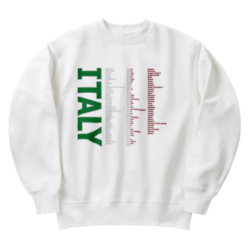 ITALY Heavyweight Crew Neck Sweatshirt