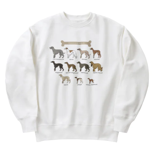 Sighthound Friends(淡色推奨) Heavyweight Crew Neck Sweatshirt