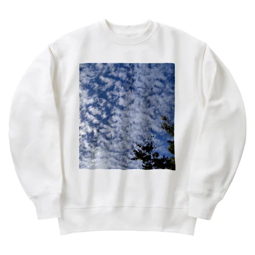 いわし雲photo2 Heavyweight Crew Neck Sweatshirt