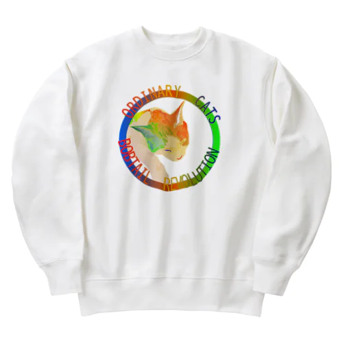 Ordinary Cats07h.t.(夏) Heavyweight Crew Neck Sweatshirt