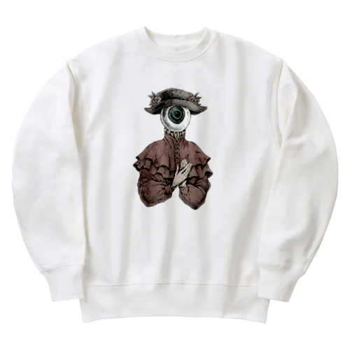 眼球令嬢 Heavyweight Crew Neck Sweatshirt