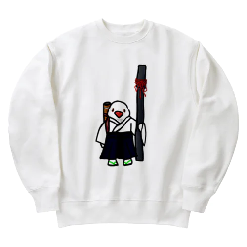 弓道部んちょ ロゴなし Heavyweight Crew Neck Sweatshirt