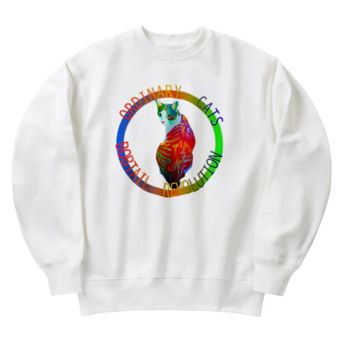 Ordinary Cats08h.t.(夏) Heavyweight Crew Neck Sweatshirt