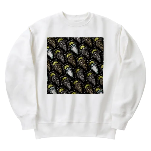 ぷりぷり牡蠣 Heavyweight Crew Neck Sweatshirt