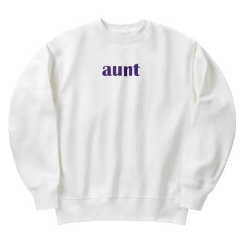 おばさん（aunt）　アント　叔母 Heavyweight Crew Neck Sweatshirt