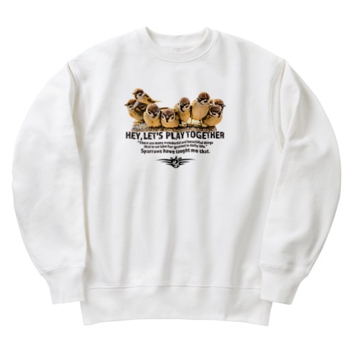 一緒に遊ぼう！ #001 Heavyweight Crew Neck Sweatshirt