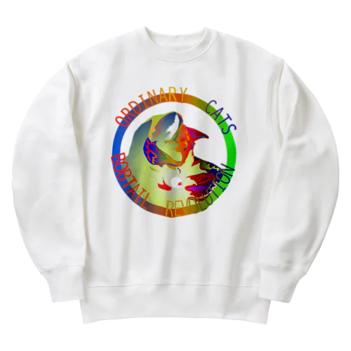 Ordinary Cats02h.t.(夏) Heavyweight Crew Neck Sweatshirt