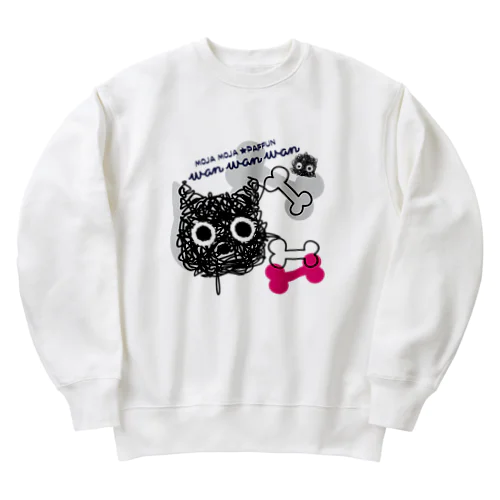 CT107 もじゃもじゃ★ぱっふん*wanwanwanA Heavyweight Crew Neck Sweatshirt