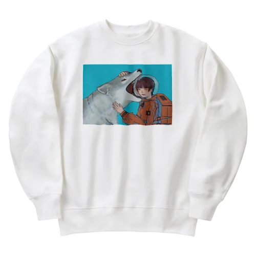 おおかみ Heavyweight Crew Neck Sweatshirt