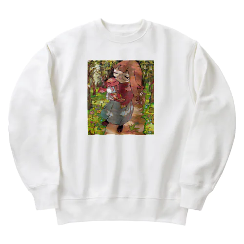 竜へのラヴ Heavyweight Crew Neck Sweatshirt