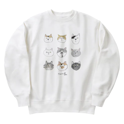 kotolierのいろいろニャンズ Heavyweight Crew Neck Sweatshirt