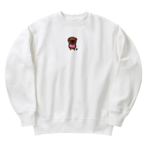 急にスイッチ切れた梅。 Heavyweight Crew Neck Sweatshirt