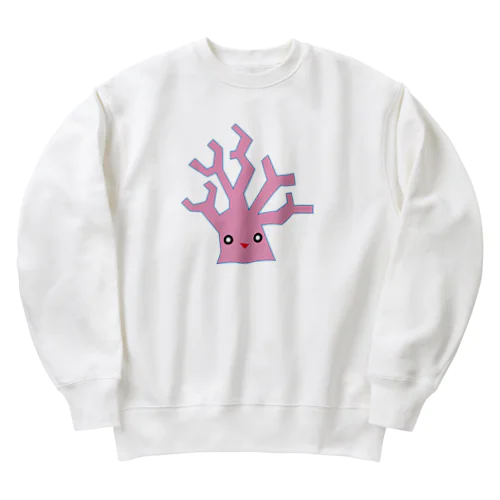 サンゴの日 対応グッズ サンゴくん Heavyweight Crew Neck Sweatshirt