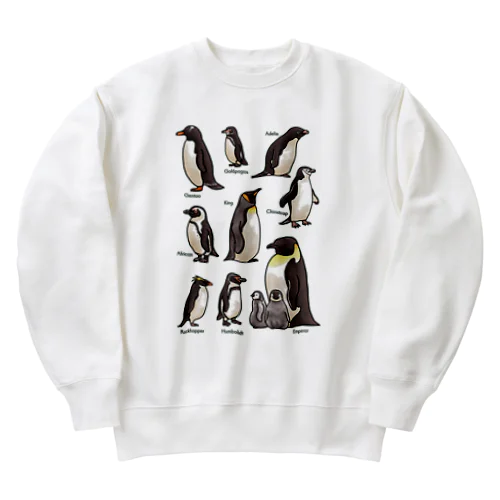 ペンギンだらけ Heavyweight Crew Neck Sweatshirt