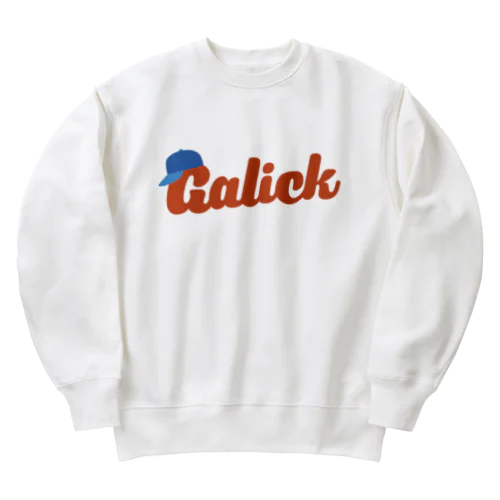 Galickロゴ（ノーマル） Heavyweight Crew Neck Sweatshirt