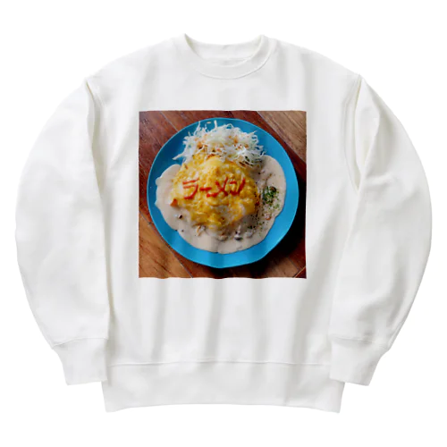 これはラーメンです Heavyweight Crew Neck Sweatshirt