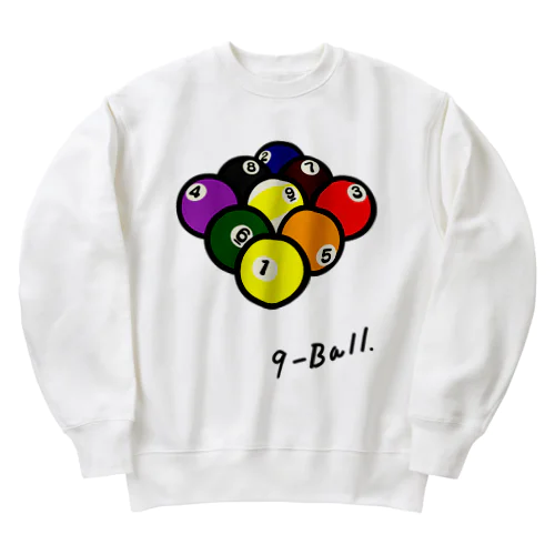 9-ball♪ Heavyweight Crew Neck Sweatshirt