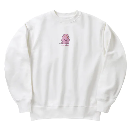 うんこ動物 Heavyweight Crew Neck Sweatshirt