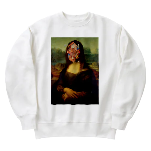 BREAK MONA-LISA Heavyweight Crew Neck Sweatshirt