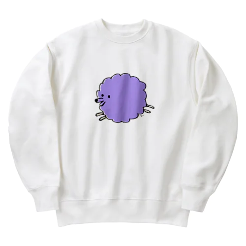 Inuuu - fluffy dog Heavyweight Crew Neck Sweatshirt