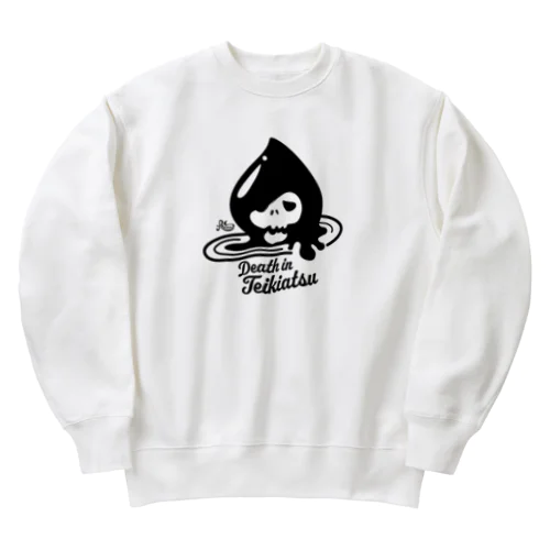 Death in 低気圧 Heavyweight Crew Neck Sweatshirt