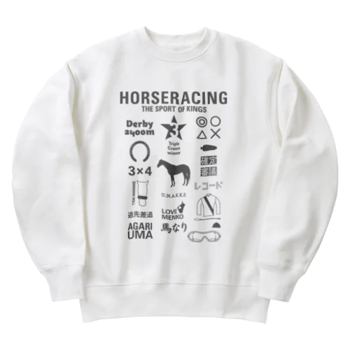 HORSERACING GRAPHICS Heavyweight Crew Neck Sweatshirt