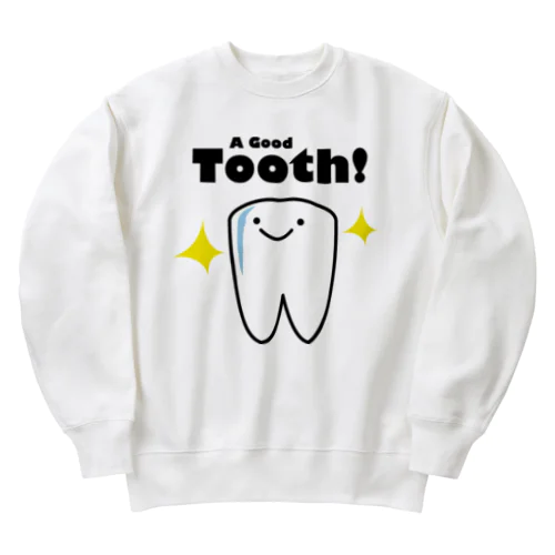 よい歯の日　トゥース！ #歯科医 に売れています。 Heavyweight Crew Neck Sweatshirt