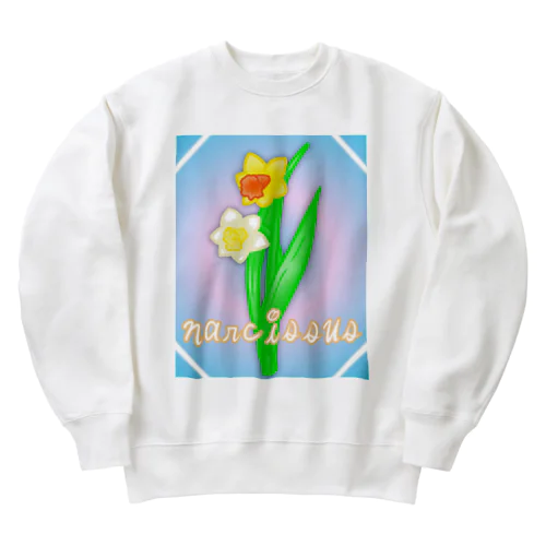 narcissus 水仙 Heavyweight Crew Neck Sweatshirt