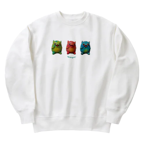 monyura monster(チャアちゃん) Heavyweight Crew Neck Sweatshirt