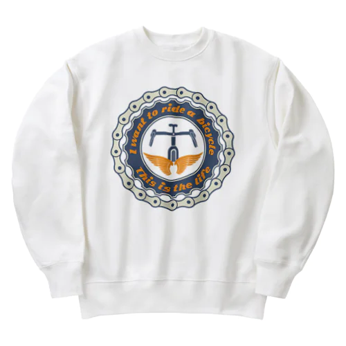 GO!さいくりんぐ Heavyweight Crew Neck Sweatshirt